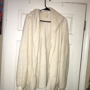 Hooded Teddy-Bear Cardigan